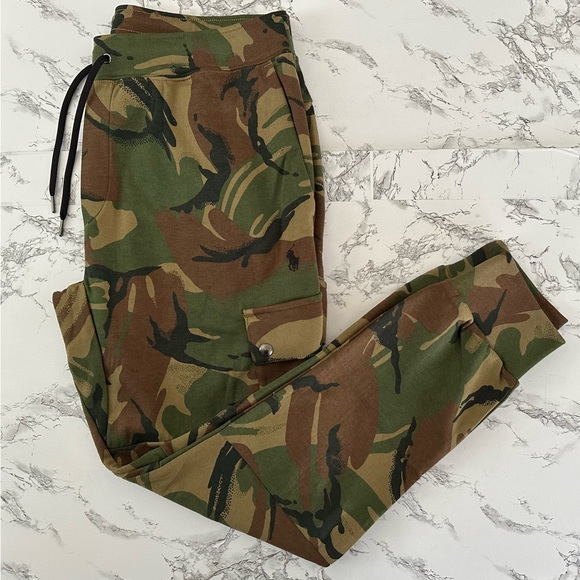 Polo Ralph Lauren Camo Cargo Voyager Jogger Pants Hunting...